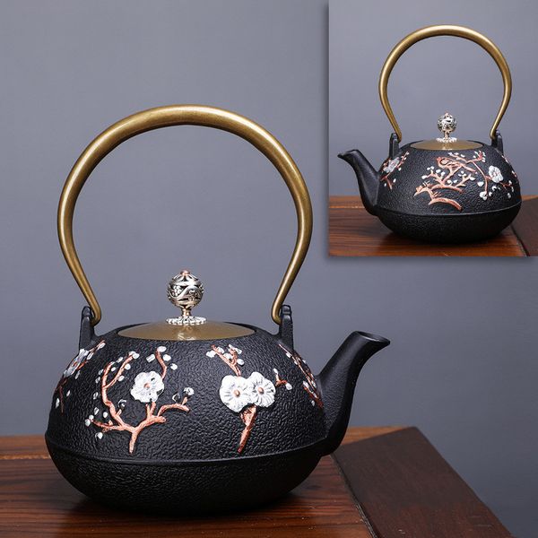 1.2l cast iron teapot induction cooker kettle with strainer tea pot oolong tea coffee maker office set
1.2l cast iron teapot induction cooker kettle with strainer tea pot oolong tea coffee maker office set