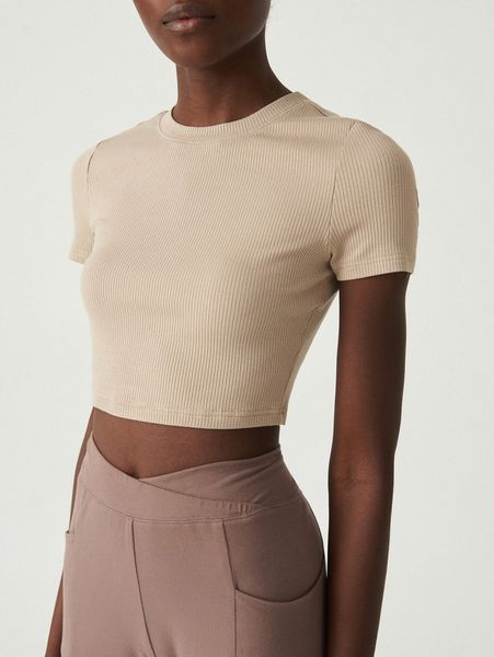 motf premium rayon ribbed knit crop 28vh#, White