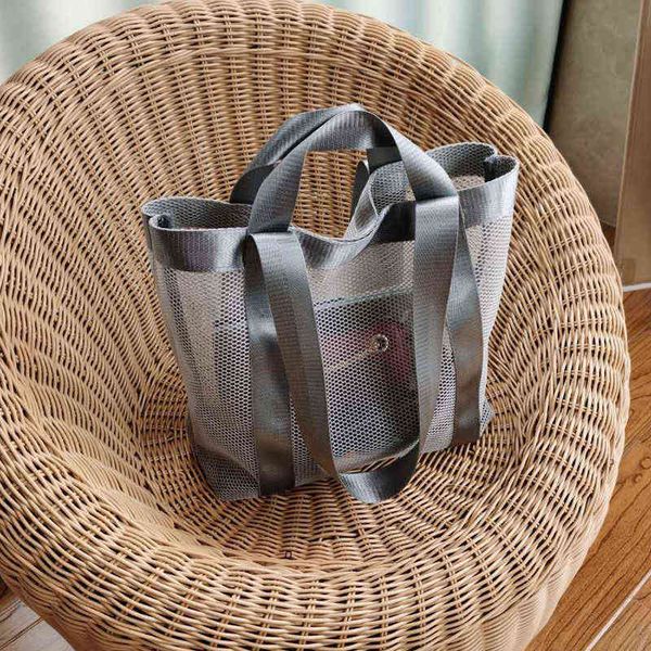 2022 new ins wind transparent mesh shopping bag fashion light and versatile large-capacity portable beach 220512
2022 new ins wind transparent mesh shopping bag fashion light and versatile large-capacity portable beach 220512