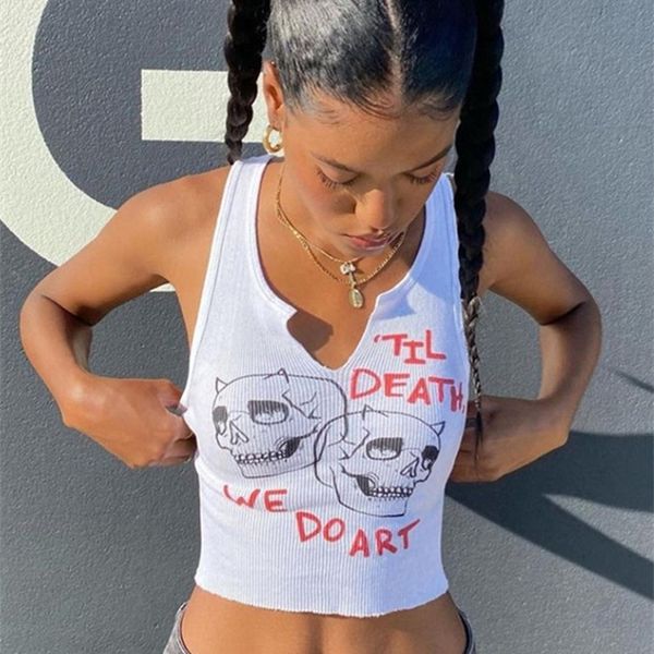 kliou aesthetic graphic cybery2k streetwear women chic sleeveless activity tank harajuku skinny crop camisole 220423, White
kliou aesthetic graphic cybery2k streetwear women chic sleeveless activity tank harajuku skinny crop camisole 220423, White