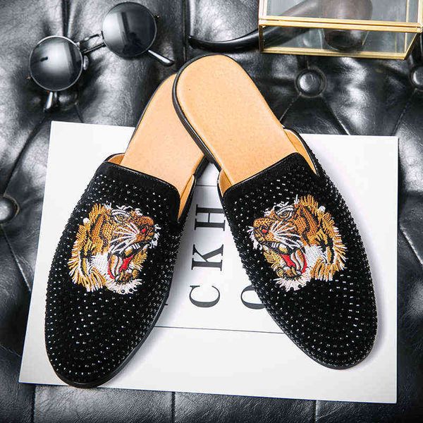 dres shoe men half slipper shoe for rhinestone luxury loafer fashion zapatilla hombre casual sapato social masculino mule 220723, Black
dres shoe men half slipper shoe for rhinestone luxury loafer fashion zapatilla hombre casual sapato social masculino mule 220723, Black