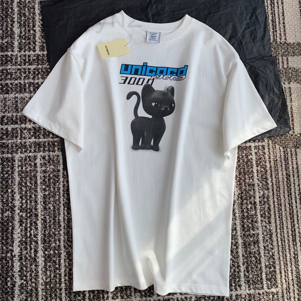 women's t-shirt designer chaopai 22 early spring new black super cute kitty design letter lazy fashion casual short sleeve r8ph, White
women's t-shirt designer chaopai 22 early spring new black super cute kitty design letter lazy fashion casual short sleeve r8ph, White