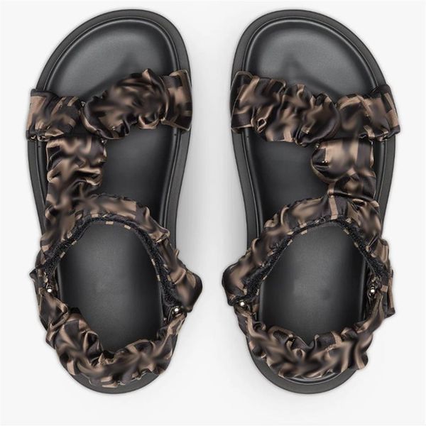 women designer sandal brown satin sandals flat sandal with wide bands print stretch satin embellished shoes girls summer slipper w242e, Black
women designer sandal brown satin sandals flat sandal with wide bands print stretch satin embellished shoes girls summer slipper w242e, Black