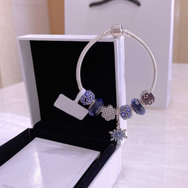 women 925 sterling silver charm bracelets with beads pandents snaker chain bracelet original box bag gift for lover lady luxury jewelry, Golden;silver
women 925 sterling silver charm bracelets with beads pandents snaker chain bracelet original box bag gift for lover lady luxury jewelry, Golden;silver