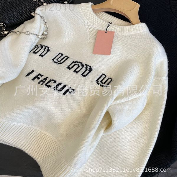 women's knits & tees designer taobao special mium round neck sweater thickened thick needle embroidery letter hc0r, White
women's knits & tees designer taobao special mium round neck sweater thickened thick needle embroidery letter hc0r, White