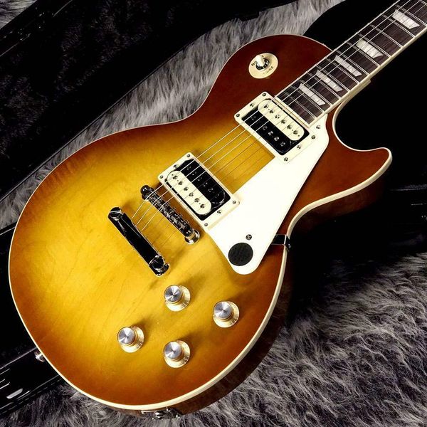 paul classic honey burst electric guitar #2598 same of the pictures