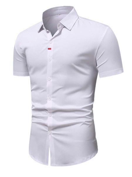 men striped detail button up shirt r3sj#, White;black