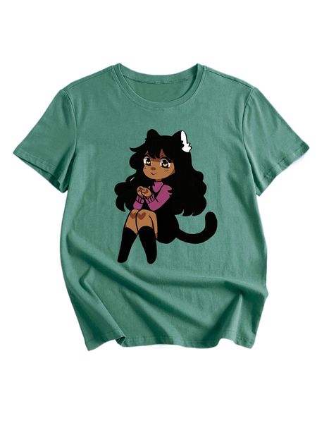 romwe x partiineko cartoon figure graphic tee b1hm#, White
romwe x partiineko cartoon figure graphic tee b1hm#, White