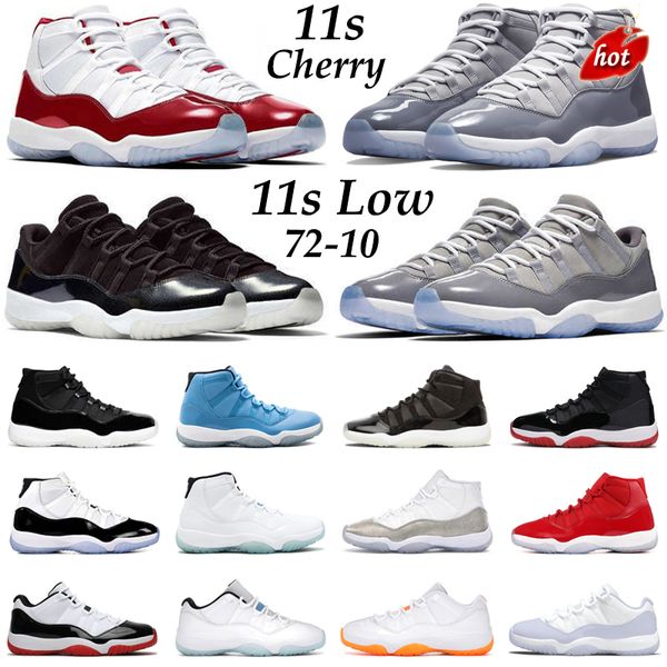 jumpman 11 11s basketball shoes men women cherry 72- low cool grey 25th anniversary bred pantone pure violet mens trainers sport sneakers, Black
jumpman 11 11s basketball shoes men women cherry 72- low cool grey 25th anniversary bred pantone pure violet mens trainers sport sneakers, Black