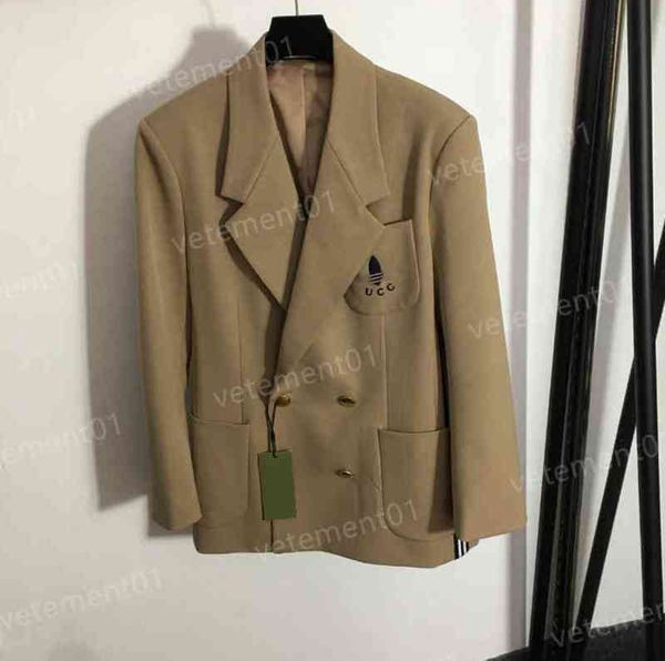 luxury womens jackets fashion co-branded letter embroidered lapel blazer brand designer women clothing 0912, Black;brown
luxury womens jackets fashion co-branded letter embroidered lapel blazer brand designer women clothing 0912, Black;brown
