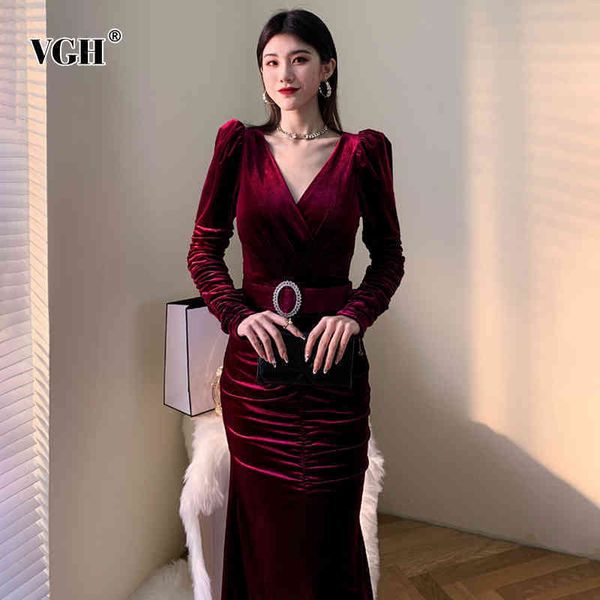 black ruched split dress for women v neck long sleeve high waist sashes velour slim dresses female fashionable clothes 210507, Black;gray
black ruched split dress for women v neck long sleeve high waist sashes velour slim dresses female fashionable clothes 210507, Black;gray