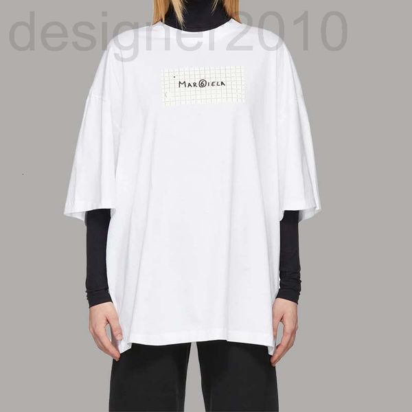 women's t-shirt designer 22 summer women mm6 new loose silhouette grid mosaic pattern letter micro print white short sleeve iexv
women's t-shirt designer 22 summer women mm6 new loose silhouette grid mosaic pattern letter micro print white short sleeve iexv