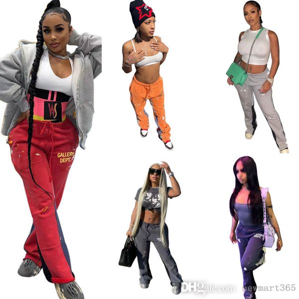 women sweat sports pants designer letter printing stitching color loose drawstring sweatpants ladies fashion leggings, Black;white
women sweat sports pants designer letter printing stitching color loose drawstring sweatpants ladies fashion leggings, Black;white