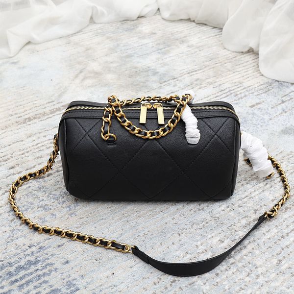 genuine leather handbag shoulder mini bag crossbody bags thread key wallets leather chain splicing shoulders strap purse bowling handbags, Red;black
genuine leather handbag shoulder mini bag crossbody bags thread key wallets leather chain splicing shoulders strap purse bowling handbags, Red;black