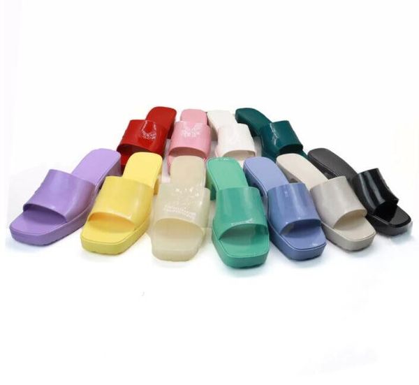 women's rubber slide sandal slipper pastel 2022ss women sandals high heels slides platform chunky 2.4' heel height shoes summer em, Black
women's rubber slide sandal slipper pastel 2022ss women sandals high heels slides platform chunky 2.4' heel height shoes summer em, Black