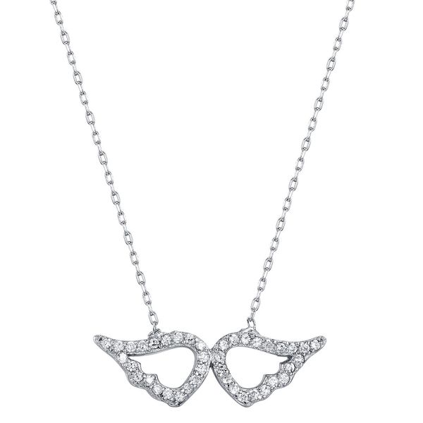women's sterling silver necklace delicate wing shape pendant simple accessories gift must-have
women's sterling silver necklace delicate wing shape pendant simple accessories gift must-have