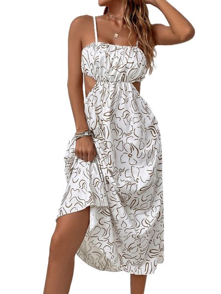 allover print ruched bust cut out cami dress f93y#, Black;gray
allover print ruched bust cut out cami dress f93y#, Black;gray