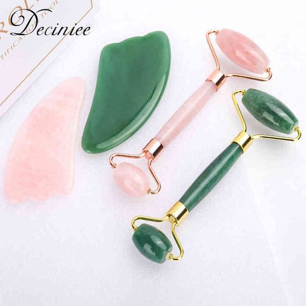 facial roller jade roller face massager lifting tool natural stone skin beauty care set box220429
facial roller jade roller face massager lifting tool natural stone skin beauty care set box220429