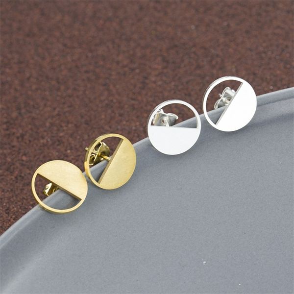 v attract 10 pair stinless steel half circle stud earrings for women fashion korean jewelry minimalism round boucles d'oreilles, Golden
v attract 10 pair stinless steel half circle stud earrings for women fashion korean jewelry minimalism round boucles d'oreilles, Golden