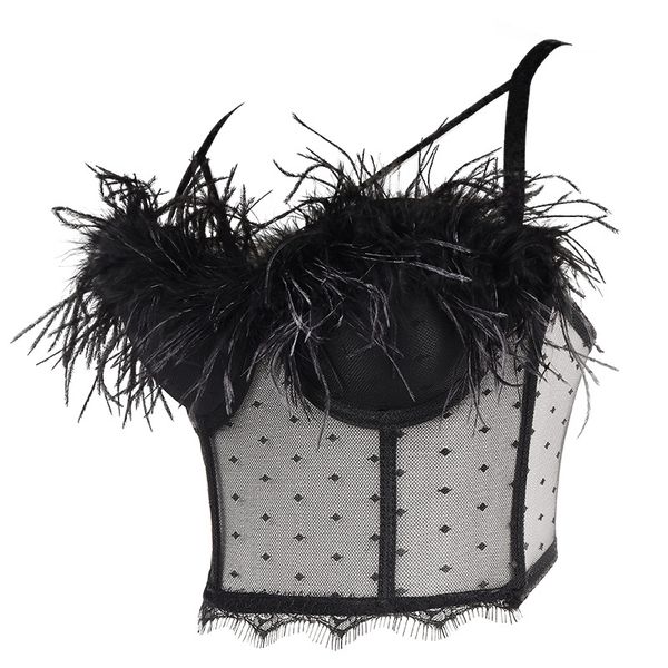 women's tanks & camis women designer feather lace mesh black white feathers cotton camisole summer ladies
women's tanks & camis women designer feather lace mesh black white feathers cotton camisole summer ladies