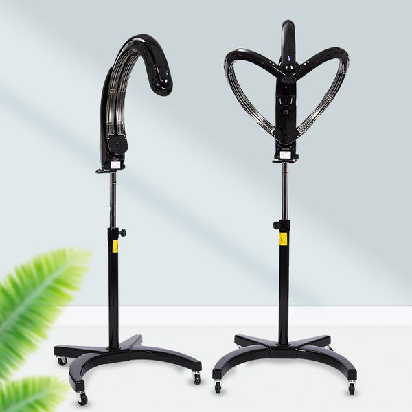 professional salon use innovative design comprising of two arch-shaped swing heaters with rolling base butterfly accelerator hair processor
professional salon use innovative design comprising of two arch-shaped swing heaters with rolling base butterfly accelerator hair processor