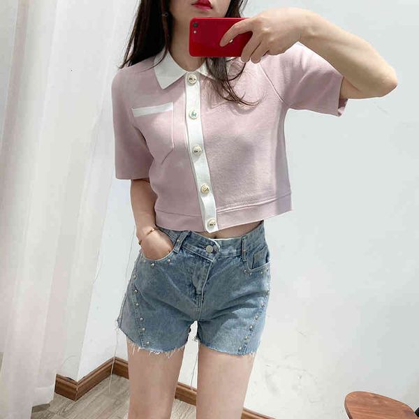 women's sweaters fadan family spring and summer jinchen same color blocking polo short sleeve knit women's pink cardigan 1qha, White;black
women's sweaters fadan family spring and summer jinchen same color blocking polo short sleeve knit women's pink cardigan 1qha, White;black