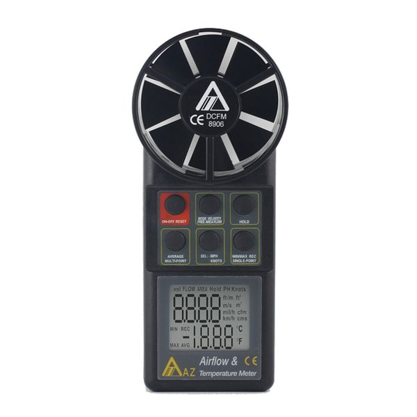 handheld air flow meter az8906 digital wind speed air volume meter temperature anemometer air velocity tester
handheld air flow meter az8906 digital wind speed air volume meter temperature anemometer air velocity tester