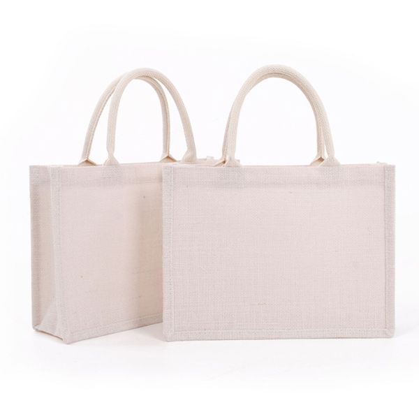 jute tote bags burlap reusable environmentally beach shopping grocery bag with handle large capacity travel storage organizer
jute tote bags burlap reusable environmentally beach shopping grocery bag with handle large capacity travel storage organizer