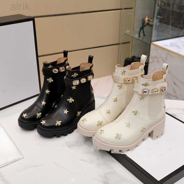 designer women boots platform chunky heel martin boot genuine leather bee star shoes deserts winter outdoor lady party buckle ankle shoe, Black
designer women boots platform chunky heel martin boot genuine leather bee star shoes deserts winter outdoor lady party buckle ankle shoe, Black