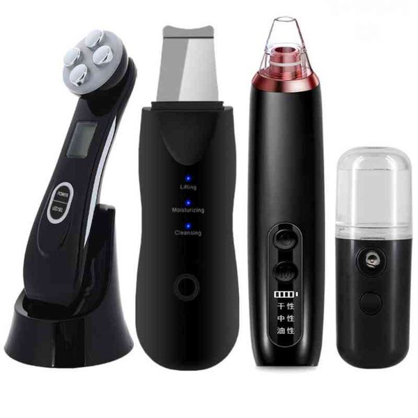 blackhead remover electric pore cleaner rf ems led mesotherapy facial massager ultrasonic skin scrubber nano spray face steamer 220505
blackhead remover electric pore cleaner rf ems led mesotherapy facial massager ultrasonic skin scrubber nano spray face steamer 220505