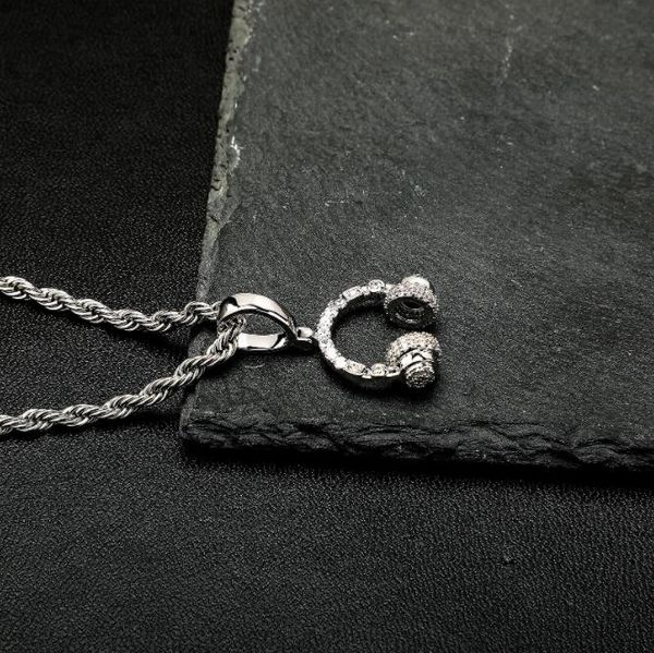 hip hop cz stone paved bling iced out headset pendants necklaces for men rapper jewelry gold silver color
hip hop cz stone paved bling iced out headset pendants necklaces for men rapper jewelry gold silver color