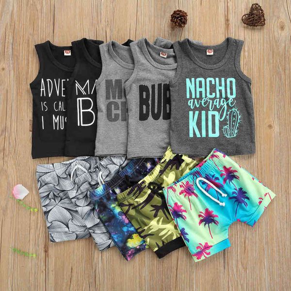 citgeett summer baby boys clothing sets sleeveless letter printed vest beach shorts 2 piece clothing j220711, White
citgeett summer baby boys clothing sets sleeveless letter printed vest beach shorts 2 piece clothing j220711, White
