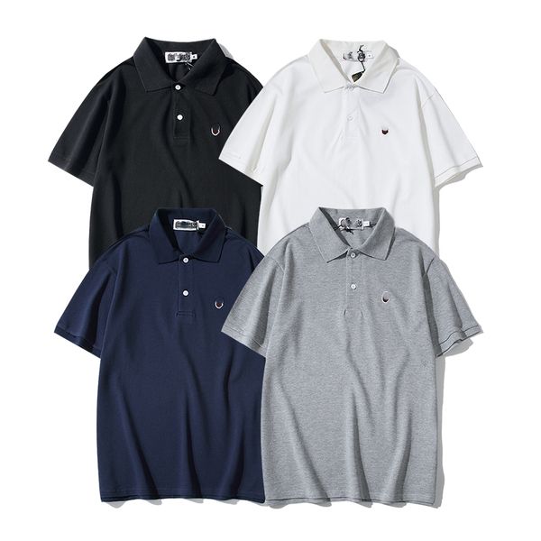 2022 new brand short sleeve polo luxury men's designer t shirt summer lapel top, White;black
2022 new brand short sleeve polo luxury men's designer t shirt summer lapel top, White;black