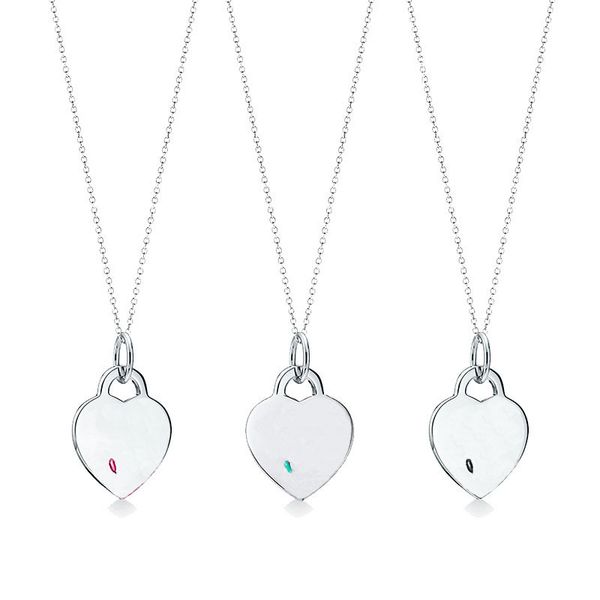 love heart pendant designer necklaces jewelry silver plated link chain colorful forever hearts pendants necklace for women charming valentin
love heart pendant designer necklaces jewelry silver plated link chain colorful forever hearts pendants necklace for women charming valentin