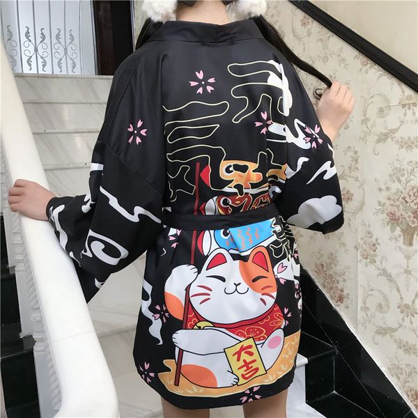 ins red black lucky cat print 2022 loose summer beach cardigan girls harajuku japanese fashion kimono style woman yukata
ins red black lucky cat print 2022 loose summer beach cardigan girls harajuku japanese fashion kimono style woman yukata
