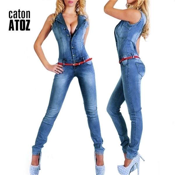 new arrival sleeveless jumpsuit jeans bodysuit women denim overalls rompers girls pants mom jeans ladies lj200814, Black;white
new arrival sleeveless jumpsuit jeans bodysuit women denim overalls rompers girls pants mom jeans ladies lj200814, Black;white