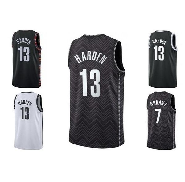 2021 city white basketball jerseys 13 harden 7 durant 11 irving basketball wear, Black
2021 city white basketball jerseys 13 harden 7 durant 11 irving basketball wear, Black
