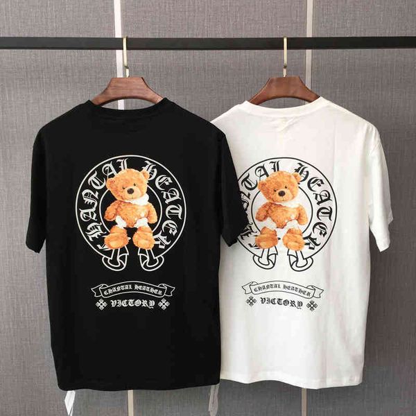 factory online export new designer brand short sleeves ch couple summer round neck sleeve t-shirt horseshoe cross printing tide card, White;black
factory online export new designer brand short sleeves ch couple summer round neck sleeve t-shirt horseshoe cross printing tide card, White;black