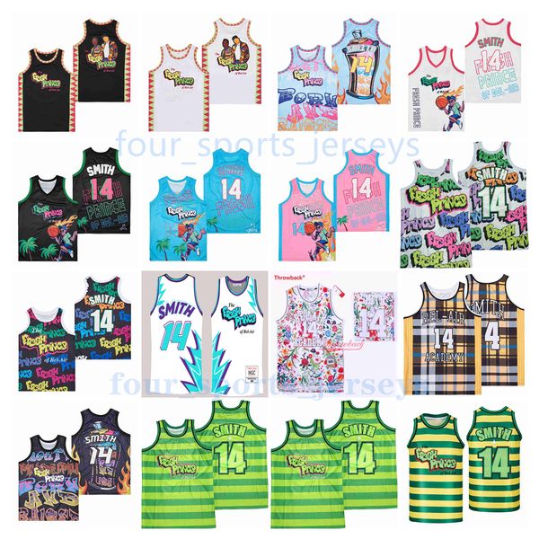 ncaa movie basketball jerseys the fresh prince 14 bel air academy men size s--xxl white black, Black;red
ncaa movie basketball jerseys the fresh prince 14 bel air academy men size s--xxl white black, Black;red