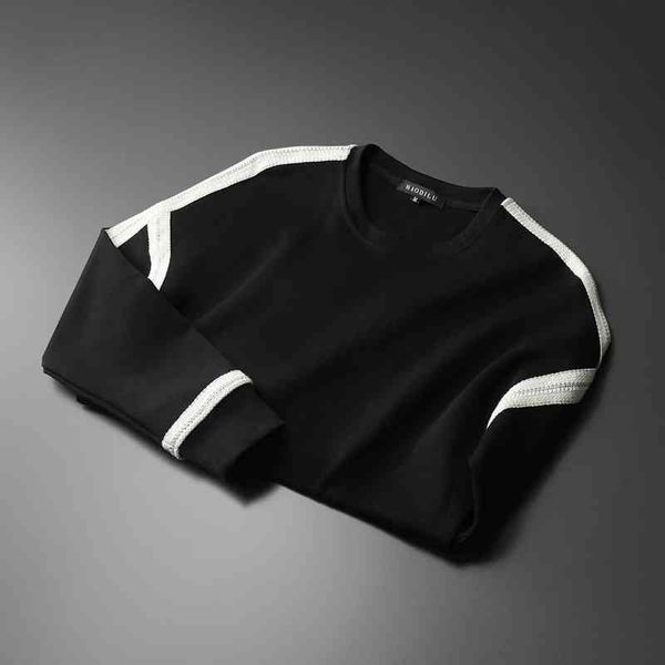men's luxury fashion brands menswear new long sleeve t-shirt brand casual sweater, Black
men's luxury fashion brands menswear new long sleeve t-shirt brand casual sweater, Black