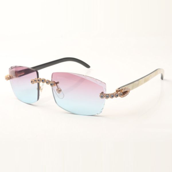 new bouquet blue diamond 3524015 buffs sunglasses natural mixed horn temples and 58mm cut lens thickness 3mm, White;black
new bouquet blue diamond 3524015 buffs sunglasses natural mixed horn temples and 58mm cut lens thickness 3mm, White;black