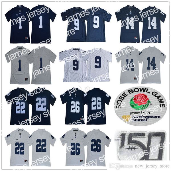 james ncaa penn state nittany college football wear #1 kj hamler 14 sean clifford 22 john cappelletti 26 saquon barkley 9 trace mcsorley 150, Black
james ncaa penn state nittany college football wear #1 kj hamler 14 sean clifford 22 john cappelletti 26 saquon barkley 9 trace mcsorley 150, Black