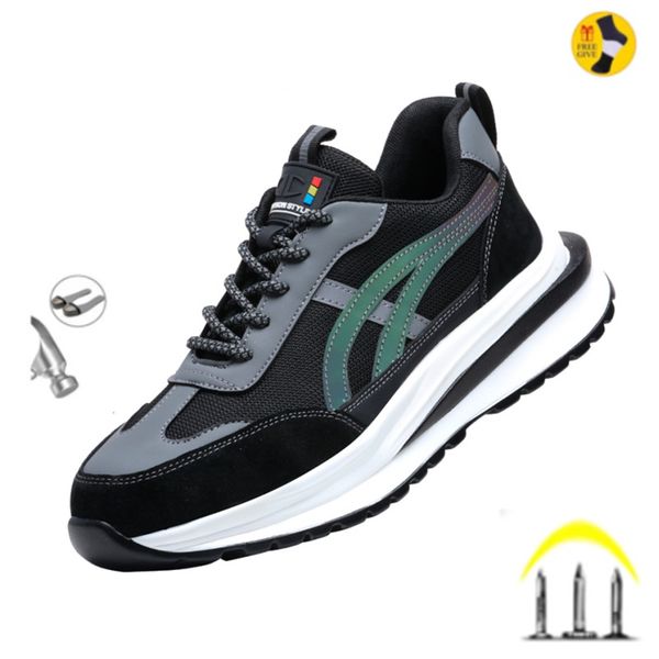 mens work safety shoes steel toe work sneakers anti-smashing and anti-piercing work boots industrial construction boots, Black;brown
mens work safety shoes steel toe work sneakers anti-smashing and anti-piercing work boots industrial construction boots, Black;brown