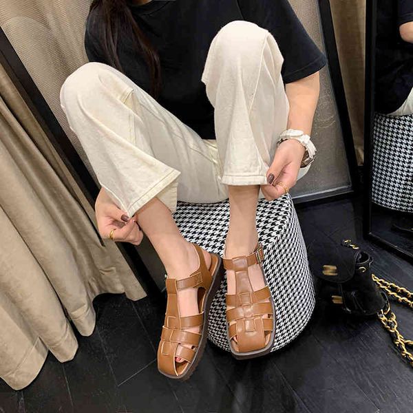 dress shoes fairy style roman woven sandals hollow out baotou soft bottom flat buckle beach shoes in summer znjv, Black
dress shoes fairy style roman woven sandals hollow out baotou soft bottom flat buckle beach shoes in summer znjv, Black