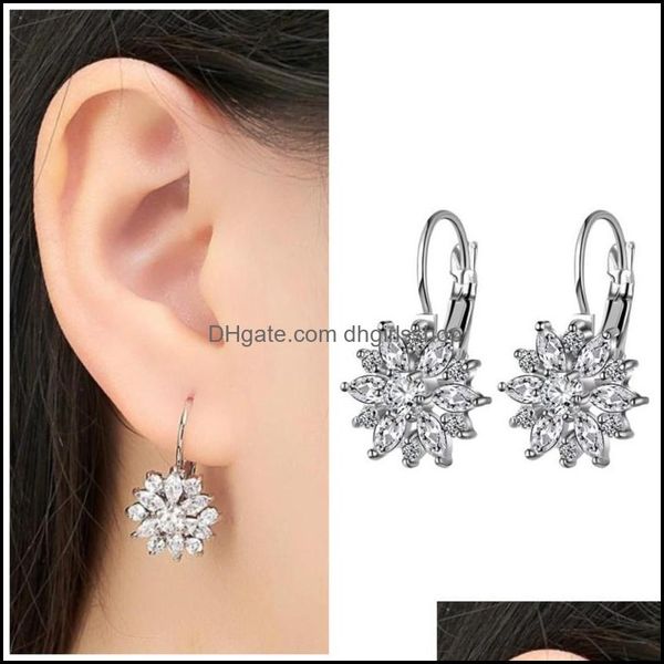 hoop hie earrings jewelry amc luxury flower for women girls cubic zircon ear hoops ring bridal wedding par djb, Golden;silver
hoop hie earrings jewelry amc luxury flower for women girls cubic zircon ear hoops ring bridal wedding par djb, Golden;silver