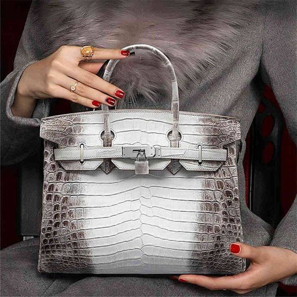 thai pure crocodile skin women's leather himalayan white bag style luxury handbag birkiin have
thai pure crocodile skin women's leather himalayan white bag style luxury handbag birkiin have