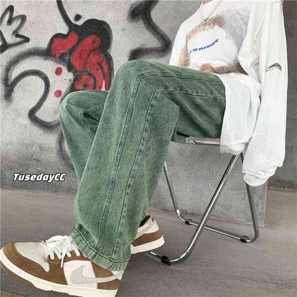 green blue black baggy jeans men fashion casual wide-leg jeans men streetwear loose hip-hop straight denim trousers mens pants t220726
green blue black baggy jeans men fashion casual wide-leg jeans men streetwear loose hip-hop straight denim trousers mens pants t220726