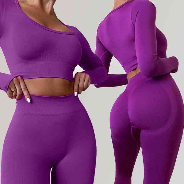 2pcs seamless yoga set high waist sportwear women set workout clothes for women running fitness gym set activewear leggings, Gray
2pcs seamless yoga set high waist sportwear women set workout clothes for women running fitness gym set activewear leggings, Gray