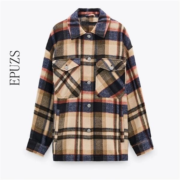 green plaid women coat casual fashion female plus size winter warm thick jacket 201210, Black;brown
green plaid women coat casual fashion female plus size winter warm thick jacket 201210, Black;brown