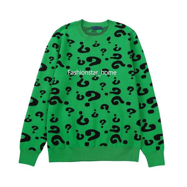 22ss italy new classic question mark stitching sweater for man women early autumn winter limited knitting crewneck pullover fashion high end, White;black
22ss italy new classic question mark stitching sweater for man women early autumn winter limited knitting crewneck pullover fashion high end, White;black